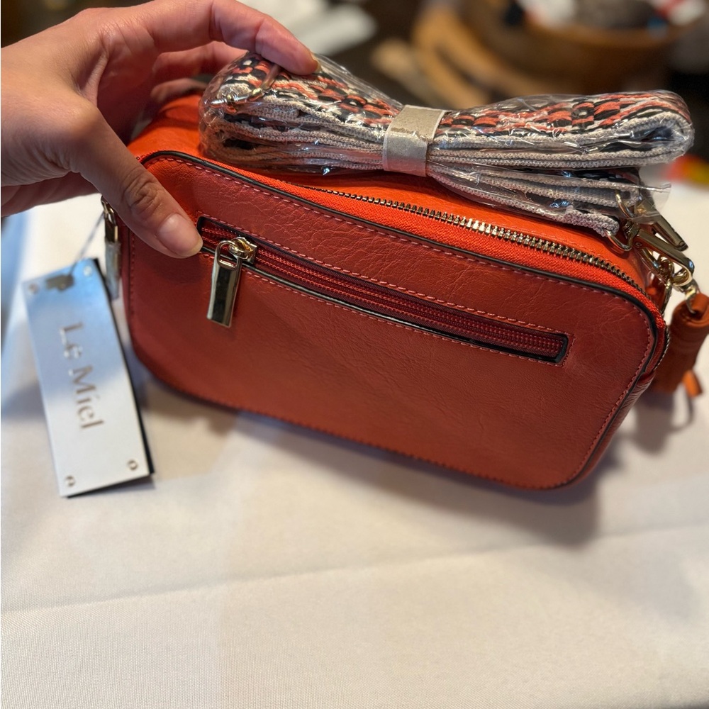 Orange Crossbody Bag
